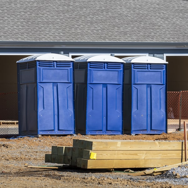 what is the maximum capacity for a single porta potty in Charleston